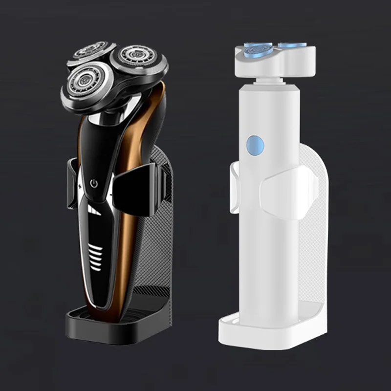 Toothbrush Holder Bathroom Shaver Rack Wall Mounted Electric Toothbrush Space Saving Traceless