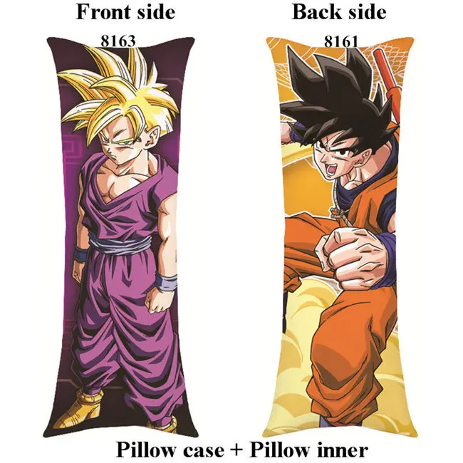 pillow Новая длинная подушка с рисунком из мультфильма DRAGON BALL Z на заказ, подушка для тела с принтом, с обеих сторон, 40 см* 100 см - Цвет: pillow