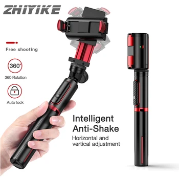 

Bluetooth Handheld Gimbal Stabilizer Selfie Stick Single Axis Foldable Tripod Outdoor Holder for Phone Action Camera