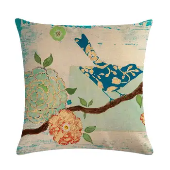 

Color Swallow Home Decoration Cushion Cover Throw Pillowcase Pillowcase 45 * 45cm Sofa Cushion Decoration
