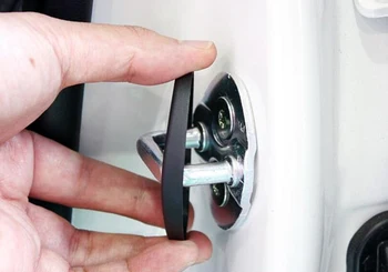 

2013-2019 For Toyota Harrier XU60 Black Plastic Door Lock Buckle Cover Trim & Door Stop Cover Trim Car Accessories 4PCS