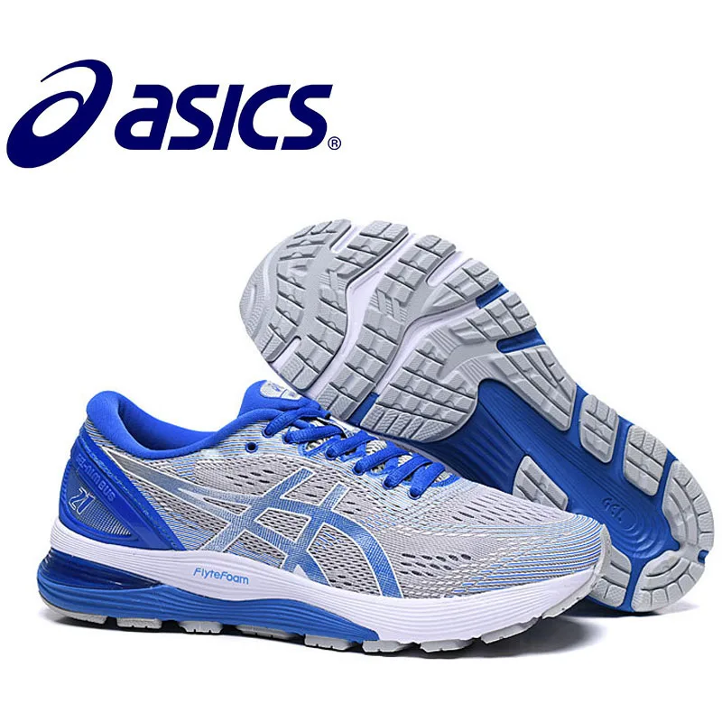 ASICS Gel Nimbus 21 оригинальные мужские кроссовки Asics мужская обувь для бега дышащая спортивная обувь для бега Gel NUMBUS 21 тренер - Цвет: Nimbus 21-7