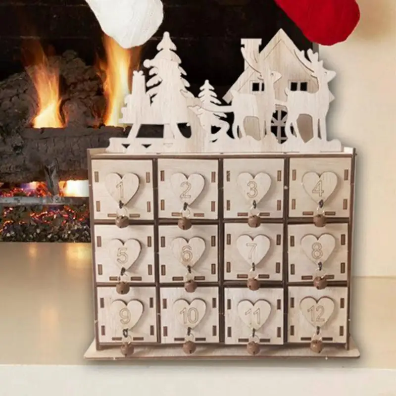 Decorative Ornament Jewelry Case Christmas Advent Calendar Gift