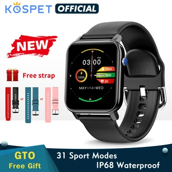 

2020 KOSPET GTO Smartwatch Men Fitness Tracker Heart Rate Ip68 waterproof Bluetooth Smart Clock Women Sports Band For Kids