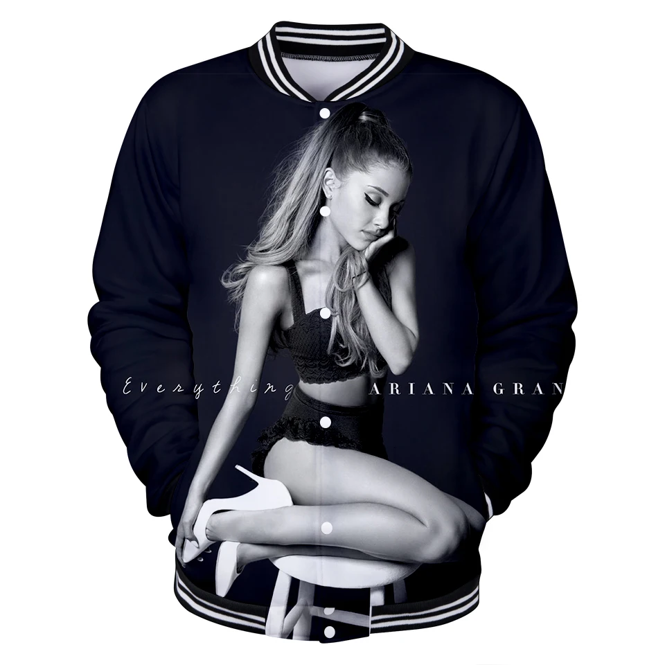 Ariana Grande drop shopping 2019 Новая бейсбольная форма 3D для мужчин/женщин Весенняя