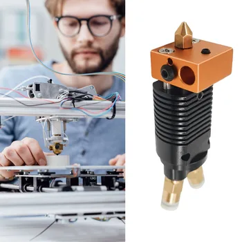 

Extruder 3D Printer Dual Hot End Kit For Anycubic CR 10 CR103 2 In 1 Out Multi-Color Upgrade Module Print Head