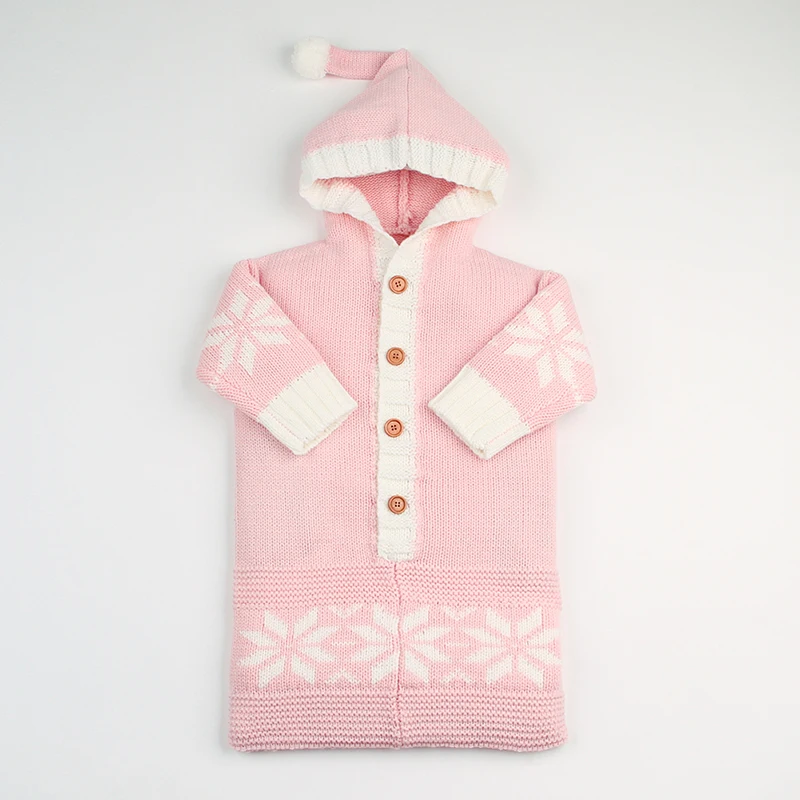 n Baby Sleeping Bag Envelope Baby Thickening Winter Velvet Knit Warm Sleeping Bag Wool Stroller Sleeping Bag (33)