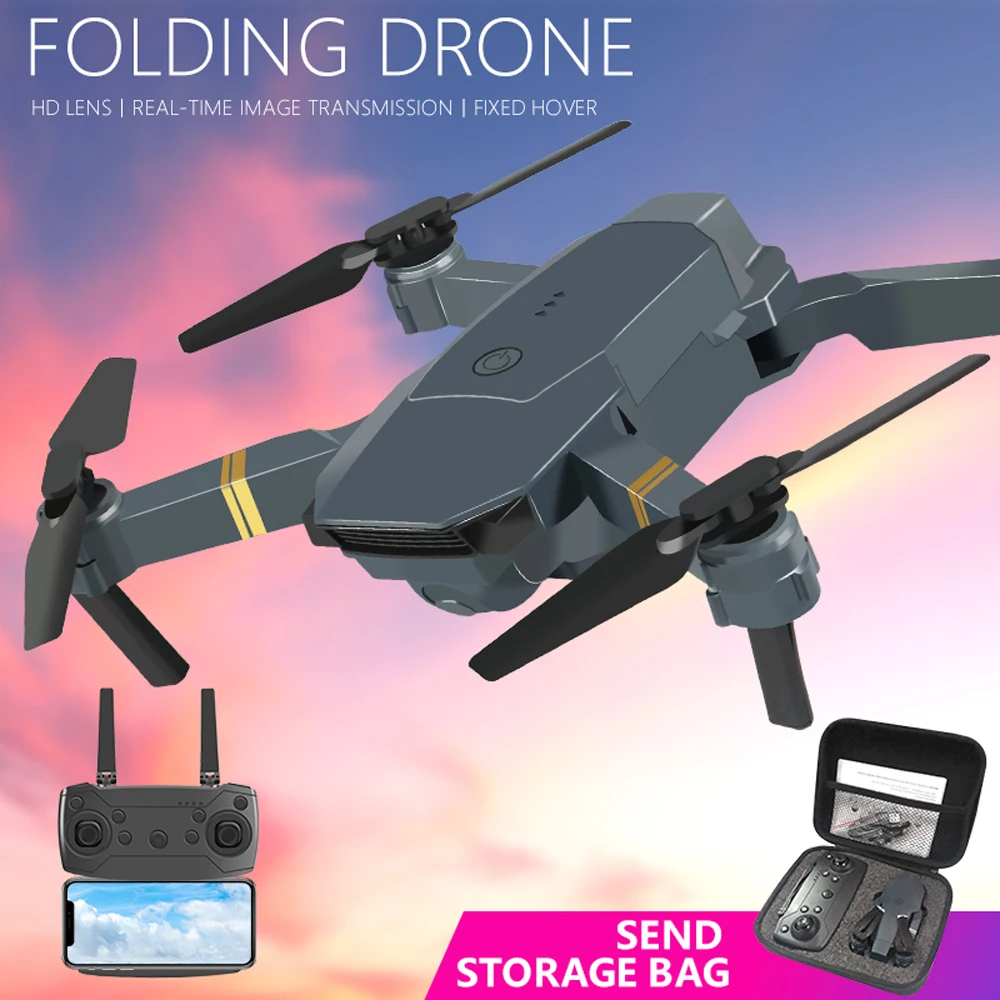 

Foldable RC Drone Wifi Camera 1080P FPV 5MP HD Aerial Video RC Quadcopter Aircraft Toys Kids