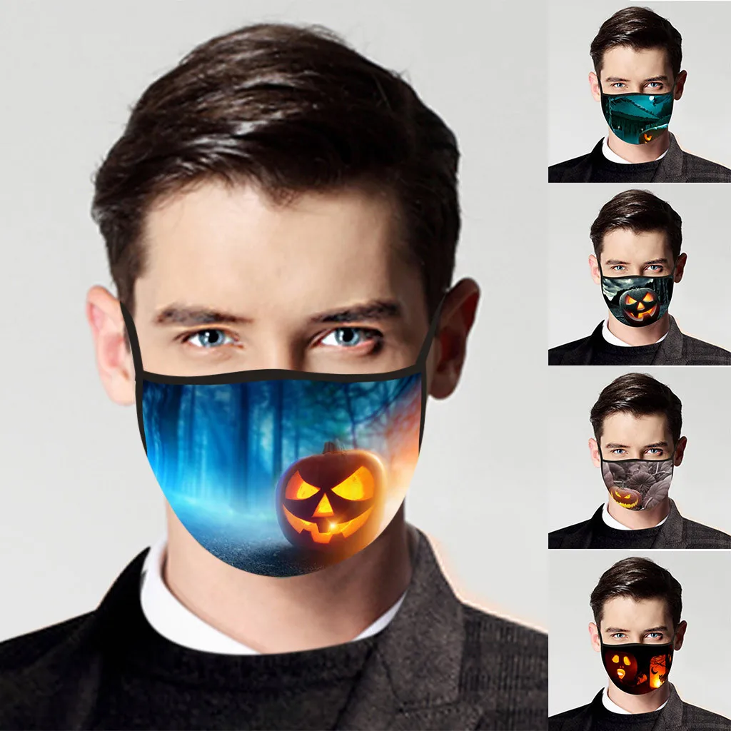 5 стилей взрослая хлопковая маска для губ на Хэллоуин унисекс Подростковая