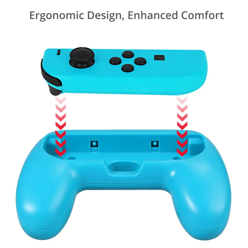 Proster для 6 в 1 зарядное устройство Колыбель контроллер для nintendo Переключатель консоли Joy-Con набор аксессуаров комплект с зарядной док-станцией