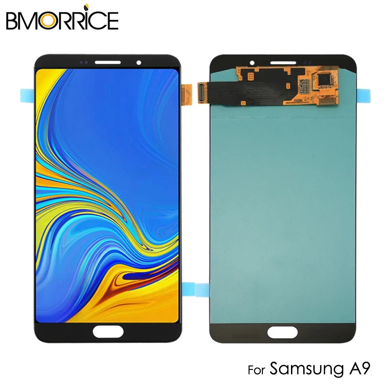 

AMOLED/TFT LCD For Samsung Galaxy A9 2015 A900 SM-A900F LCD Display OLED Touch Screen Digitizer Assembly Replacement Black 6.0''