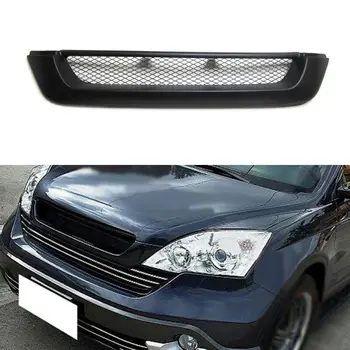 

1 piece Modified For Honda CRV 2007 2008 2009 Matte black Resin Front Grille Car accessories Car modification