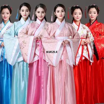 

Tang costume costume Han clothes female Dress women Princess costumes classical dance Han Tang song costumes costumes Dresses