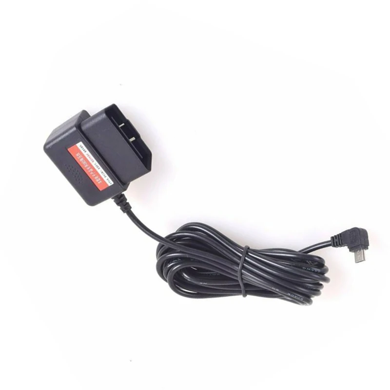 Авто микро USB зарядное устройство адаптер питания кабель 16Pin OBD2 порт разъем 11.5FT
