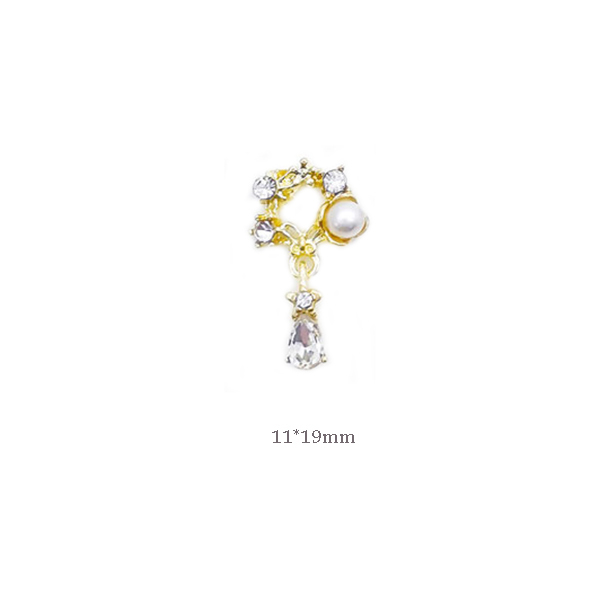 New Design Nail Art Pendants Charms Tassels AB Butterfly Magic Crown Diamonds Luxury Christ Angel Nail Dangle Ornaments 3D