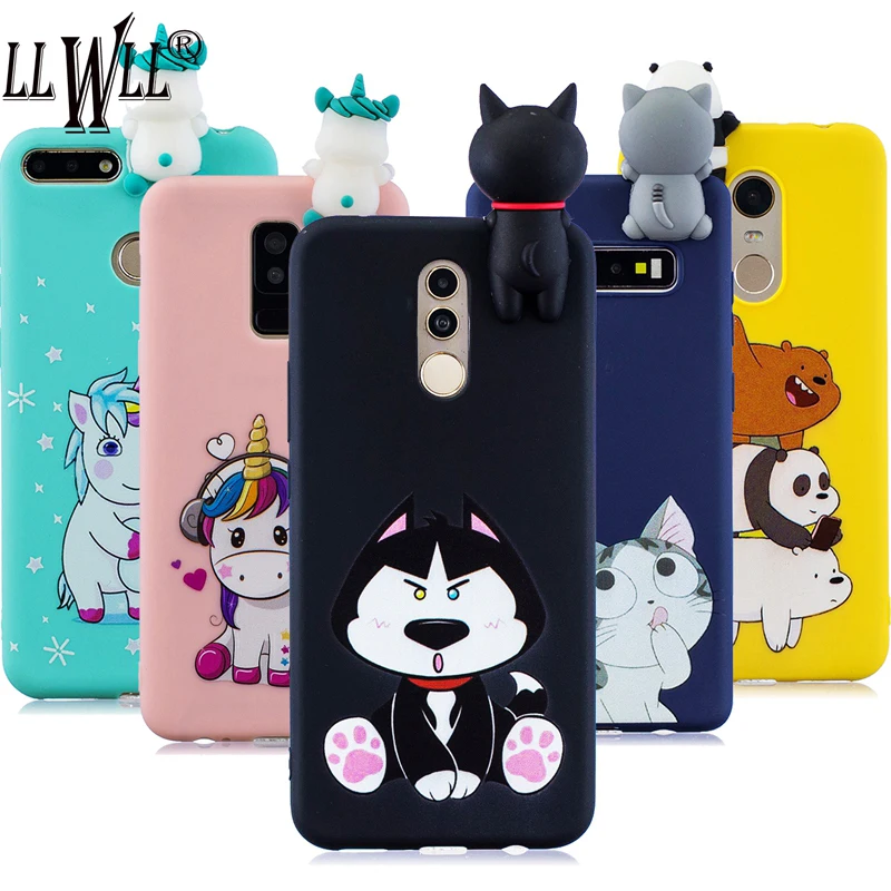 Husky Cartoon Case For Xiaomi Redmi 5 Plus 5.99&quot Toys Dolls Cat Silicone Cover Soft | Мобильные телефоны и аксессуары