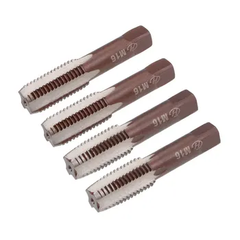 

uxcell Metric Hand Tap M16 Thread 2 Pitch 4 Straight Flutes H2 Alloy Tool Steel 2 Pairs