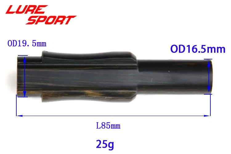 Lures port Aluminium guss Rollen halter mit Schloss hülsen 10cm Kork griff 19cm Blank rod Bauteil Reparatur DIY Zubehör – Detail 13