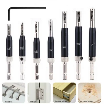 

High speed steel Hinge Bit Pilot Hole Center Positioning Drawer slides