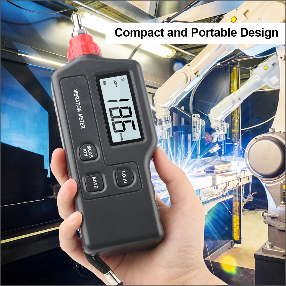 DZYTEK Vibration Analyzer Digital Vibration Meter Vibrometer Analizador De Vibraciones Sensitive Precise Handheld Vibrator 5
