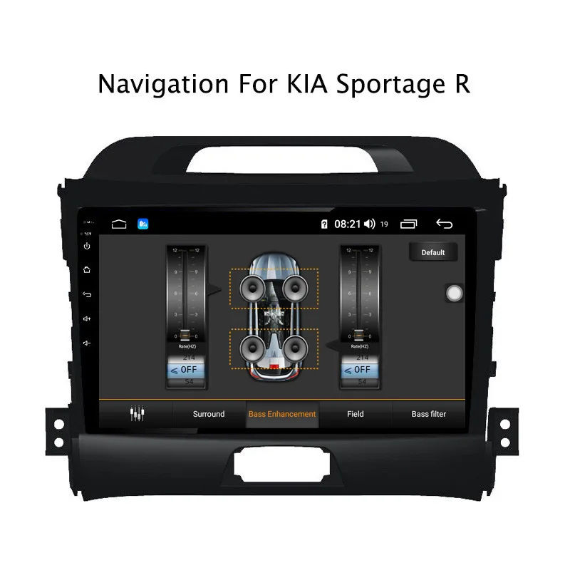 Excellent Ectwodvd 9inch Andriod 8.1 Car DVD GPS For Kia Sportage R 2010-2016 4G RAM 64G ROM CarPlay DSP 4G LTE with WIFI 5