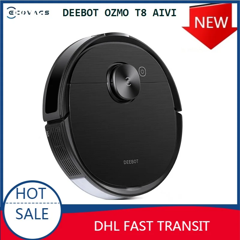 US $460.01 2020 ECOVACS DEEBOT OZMO T8 AIVI Sweeping And Mopping Robot Vacuum Cleaner For Home APP Remote Control Speaking English