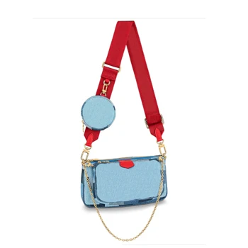 

Top luxury women handbags designer leather bag fashion brand small purse ladies three -piece multi-functional pocket 2020 new