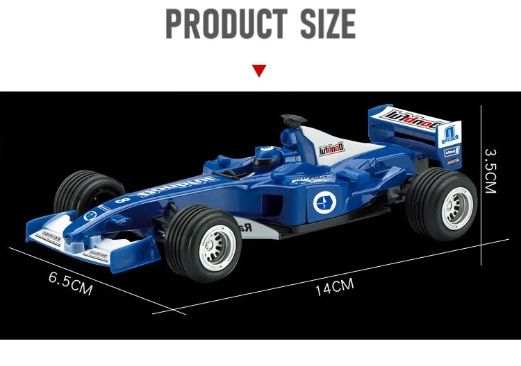 1:32 литая под давлением игрушечная машина из сплава транспортных средств Формула 1 оттяните назад F1 спортивные гоночные модели Моделирования Детские игрушки для детей Для мальчиков