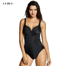 Женский простой милый скромный купальный костюм Цельный купальник