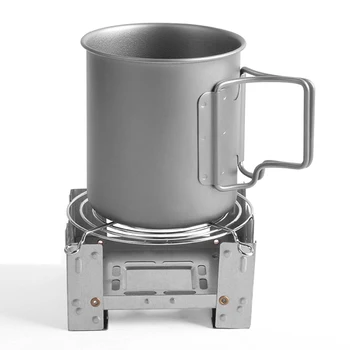 

Portable Camping Alcohol Stove Solid Alcohol Fuel Folding Stove Outdoor Mini Spirit Cooking Cookout Picnic BBQ Wax Stove
