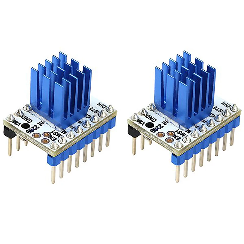 2 шт. шаговый драйвер двигателя TMC2209 V3.0 Stepsticks Mute Driver 256 Ministeps ток 2.8A пик части 3d принтера