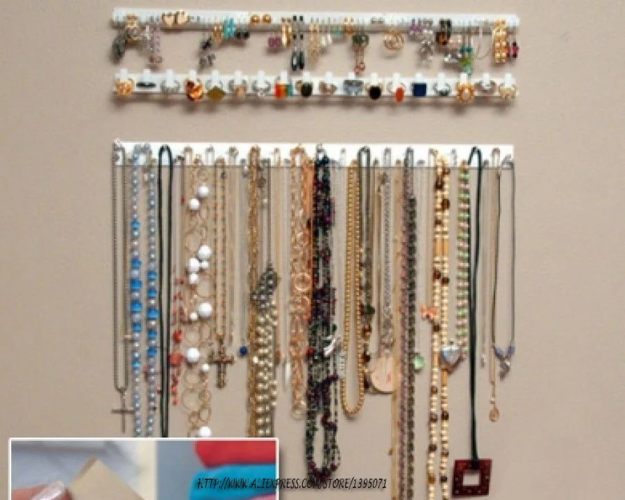 High Quality 3pcs/set Jewelry Display Hanging Necklace Holder Ring Rack Earring Showcase | Украшения и аксессуары