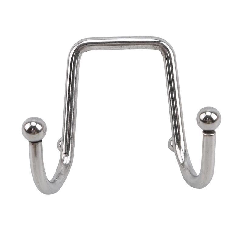 JPJ015 Double hook Крючок для полотенец бесшовные стикеры одиночный двойной крючок свободный Пробивной крюк из нержавеющей стали сильный клей кухонный настенный крюк - Цвет: JPJ015 Double hook