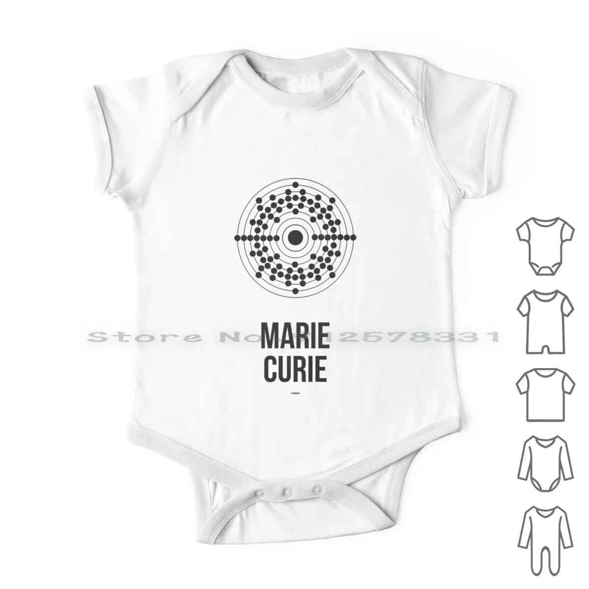 

Marie Curie-Women In Science Newborn Baby Clothes Rompers Cotton Jumpsuits Marie Curie Women In Science Women Scientists