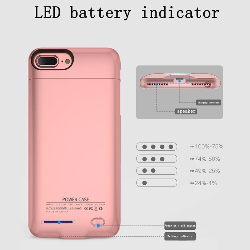 

JAVY Portable Power Bank Charger Cover For iPhone 6 S 7 8 Plus Battery Charger Case For iPhone X R Max Portable magnetic stand