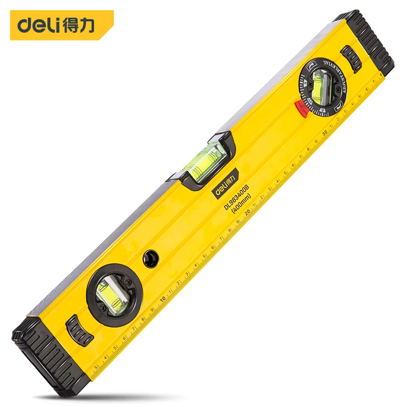 Deli Digital Protractor Angle Finder Inclinometer Electronic Measurement Level Angle Slope Test