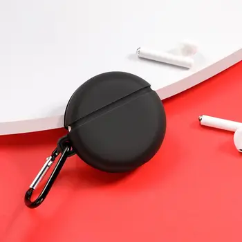 

Anti-slip Soft Silicone Protective Case Full Cover With Carabiner for FreeBuds 3
