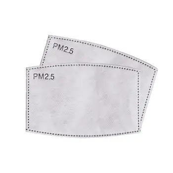 

1/5/10/20/50PCs Mask Filters Anti-Dust Smoke Gas and Allergies Adjustable and Reusable