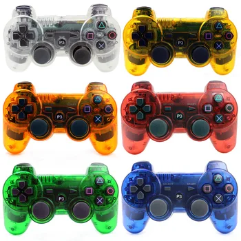 

Transparent Bluetooth Wireless Controller For PS3 Gamepad Transparent Joystick Gaming Pad Dualshock Controle