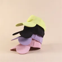 Новая мода Джокер нерегулярные сплошной цвет Любовь Сердце бейсболка Регулируемый бейсболка кепка для женщин 149