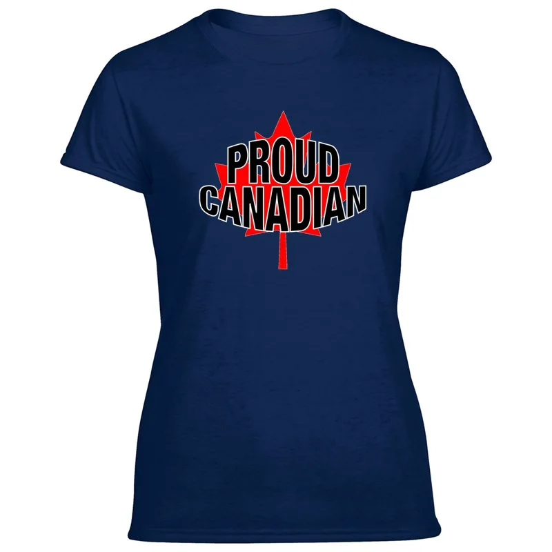 Мужская футболка с принтом Crazy Proud Canadian, хлопок, армейский зеленый цвет, мужские футболки для взрослых,, футболка с коротким рукавом