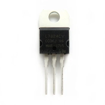 

100pcs/lot L7824CV TO220 L7824 TO-220 7824 LM7824 MC7824 new and original IC In Stock