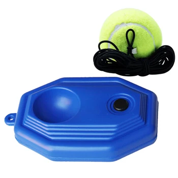 

Sport Self-study Tennis Trainer Single Person Indoor Outdoor Baseboard With String Beginner Kick Back Rebound Practice Balls