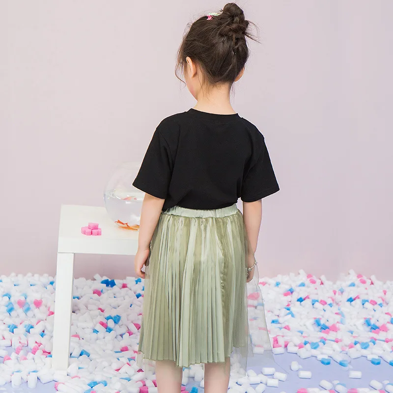 Г. Летние модные комплекты одежды для девочек комплект из 2 предметов: футболка и юбка для детей от 2 до 5 лет, комплект одежды для девочек-подростков