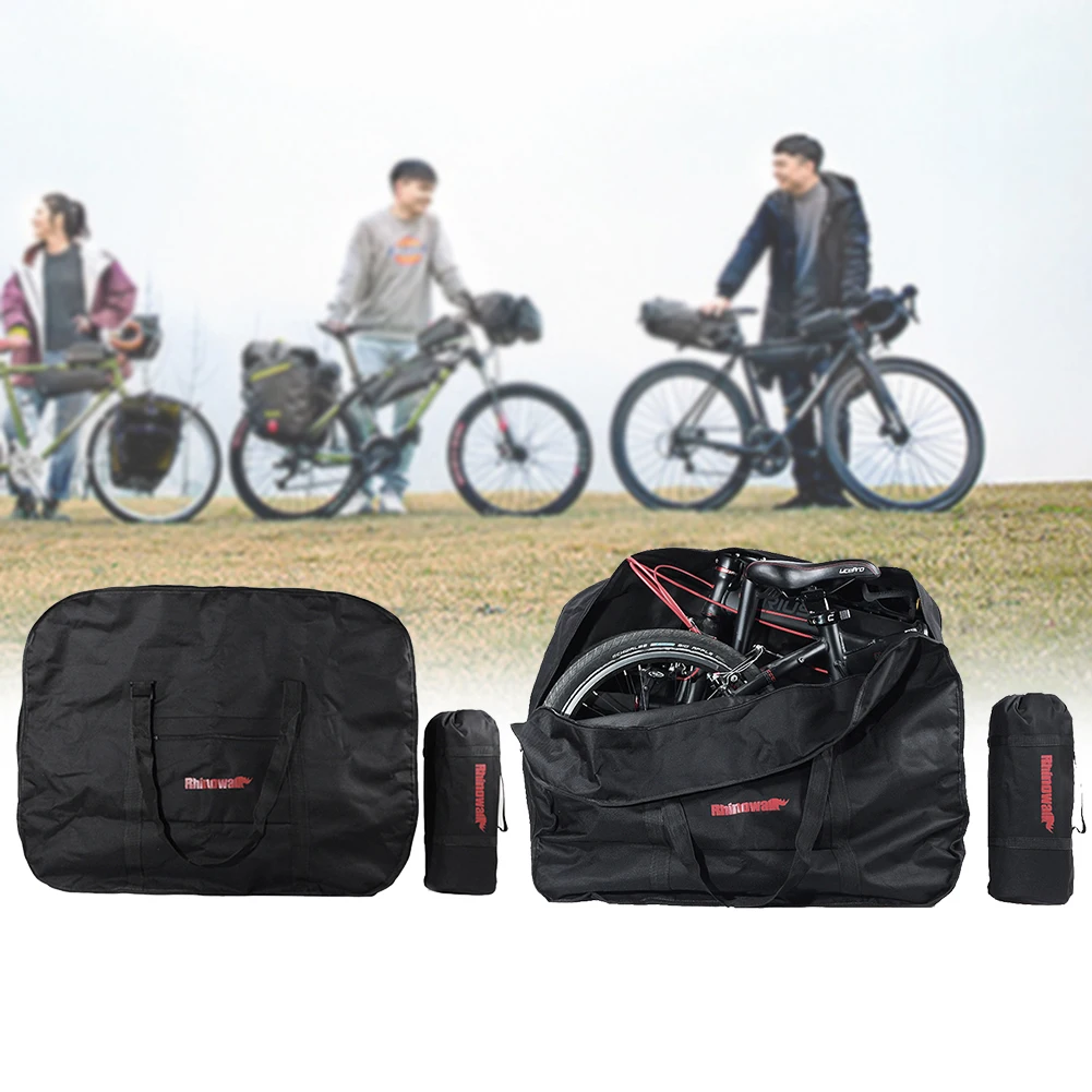 Baratos Bolsa de almacenamiento de embalaje bolsa de carga de viaje bolsa impermeable accesorios Bycicle transporte grande portátil para bicicleta plegable