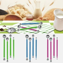 4 шт цветок палочка помадка торт форма сталь шарик палочка 8 головок гравировка группа pill бар выпечки инструмент формы для выпечки набор Желе торт инструмент