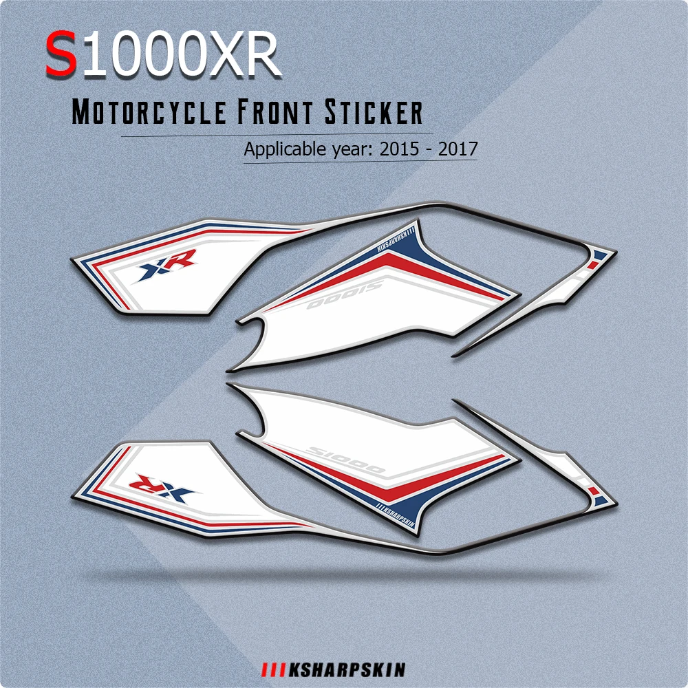 

Новинка, 3D гель для BMW S1000XR 2015-2017, мотоциклетная Передняя фотозащита, фотоэлемент, автомобильная наклейка для двигателя, комплект