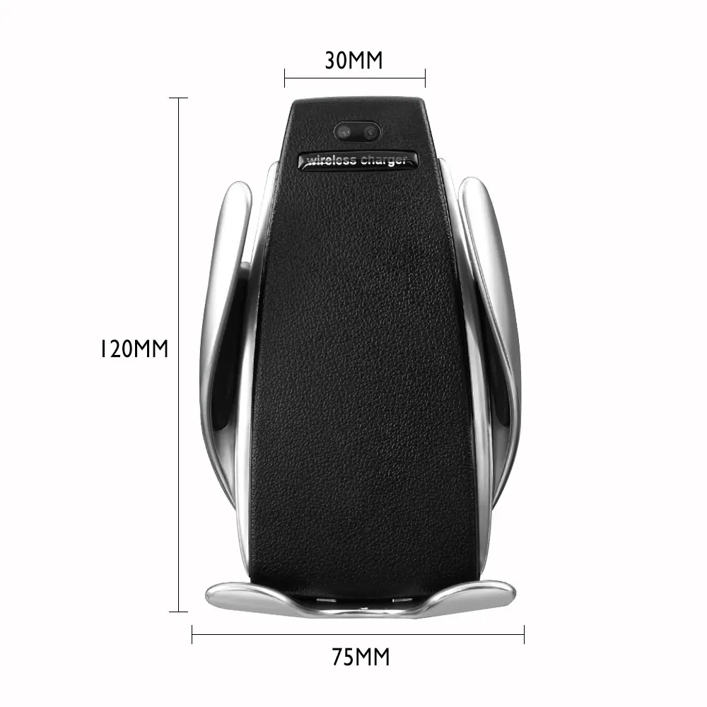 

Infrared Automatic Sensor Car Smart Phone Mount Air Vent Holder Fast Wireless Charger One Hand Operation Auto-Clamp for Phone