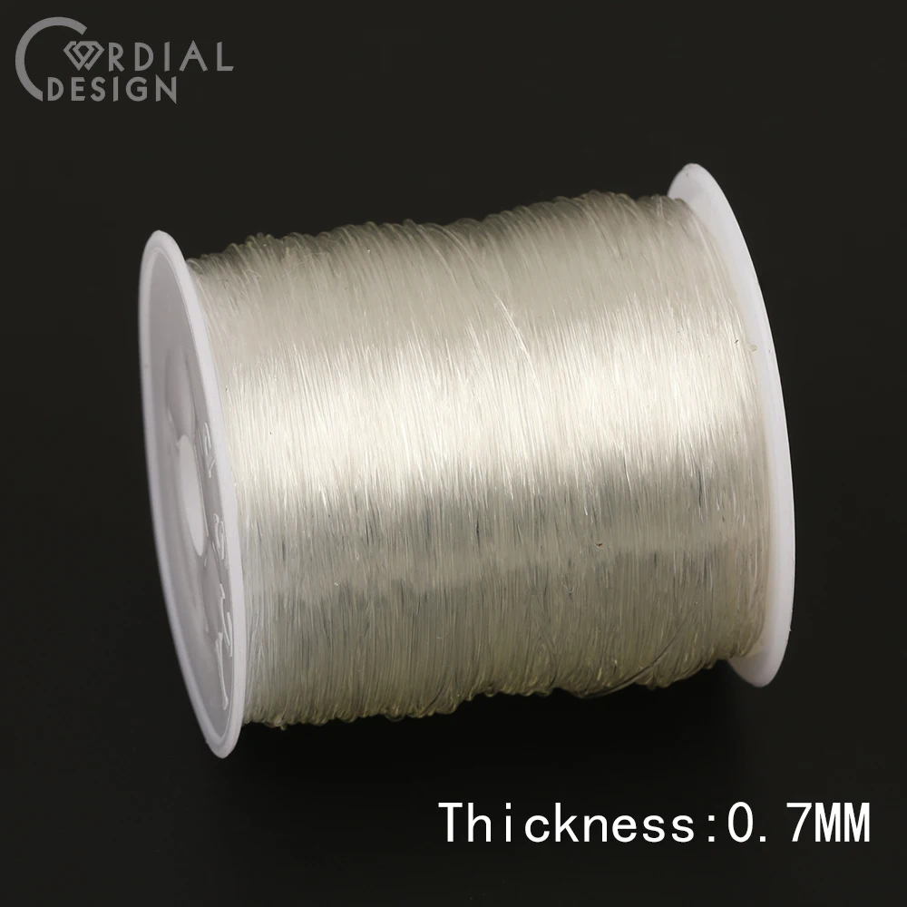 Cordial Design 0.5-1mm Elastic Thread For Jewelry Making/DIY Wire For Bracelets/Hand Made/Jewelry Cord String For Craft Making - cordial