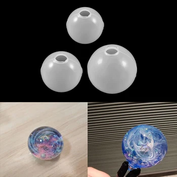 

3pcs/set 20 25 30mm Crystal Ball Silicone Mold For Transparent Epoxy Resin UV Resin For DIY Jewelry Making Tools Accessories
